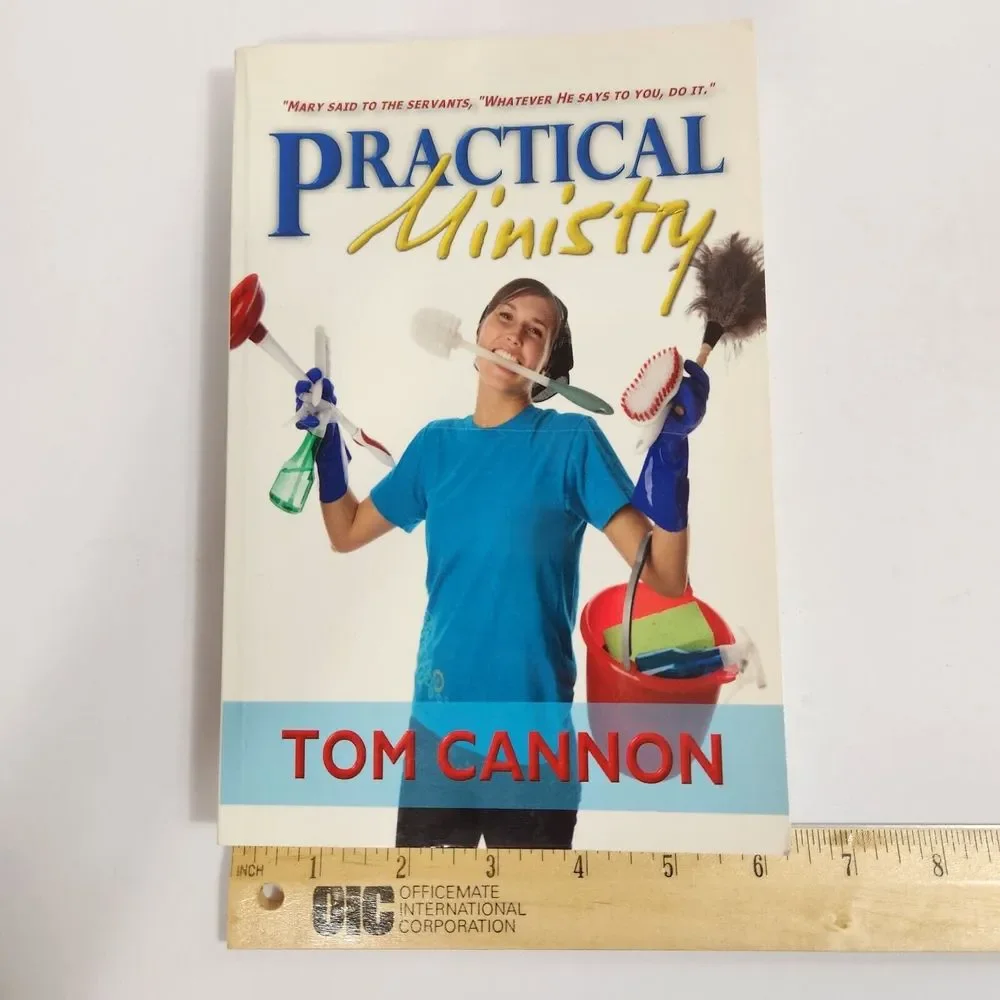 Practical Ministry by Tom Cannon. White and blue color arrangement.